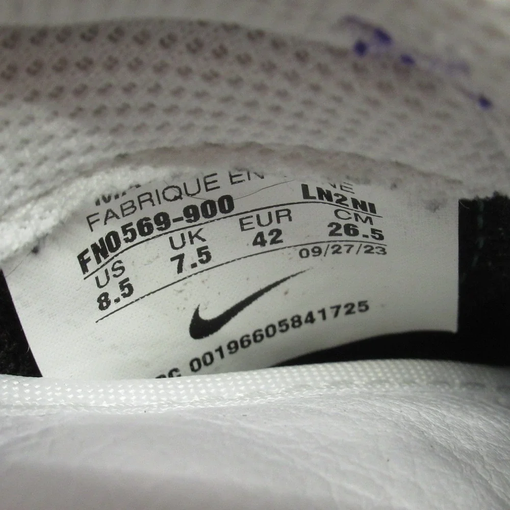 Nike Men 8.5 Sneakers Purple Dunk Low To You Lace Up Leather‎ Streetwear Custom